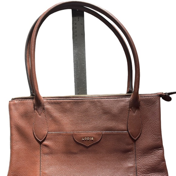 Lodis Leather Hobo Bag Purse Tote - Picture 2 of 6